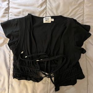 Princess Polly tie-up crop top